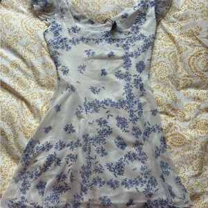 Princess Polly Blue and White Floral Mini Dress